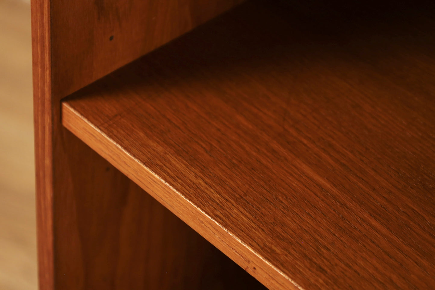 Danish Teak Slim 5-Tier Bookshelf