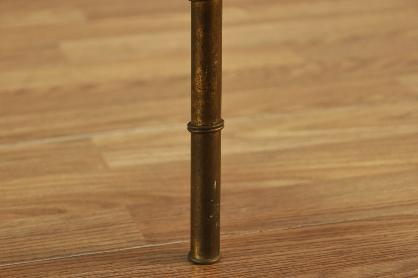 Slate & Brass Bamboo Coffee Table