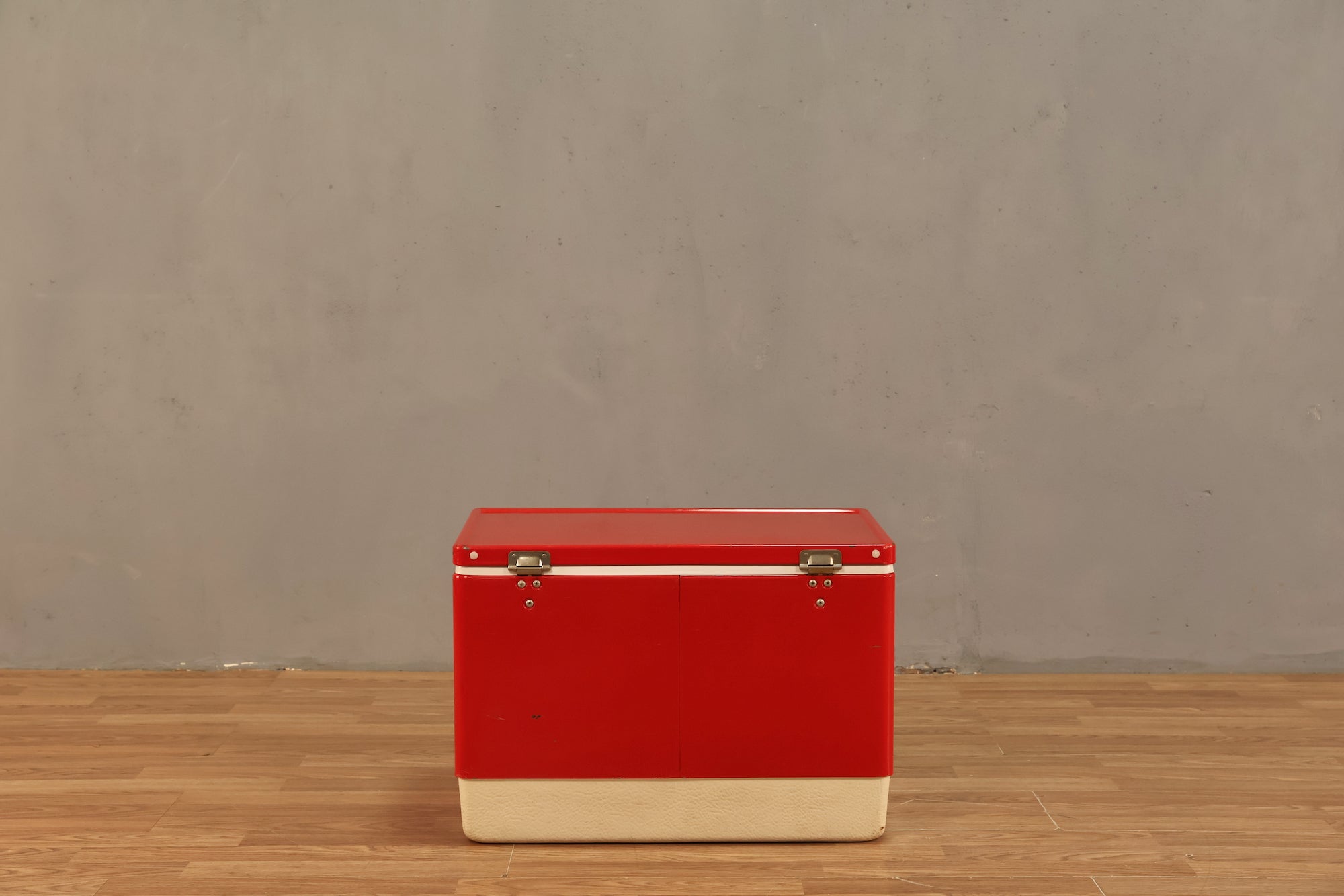 Coleman Red Cooler – Furnish Green Coleman Red Cooler – Furnish Green