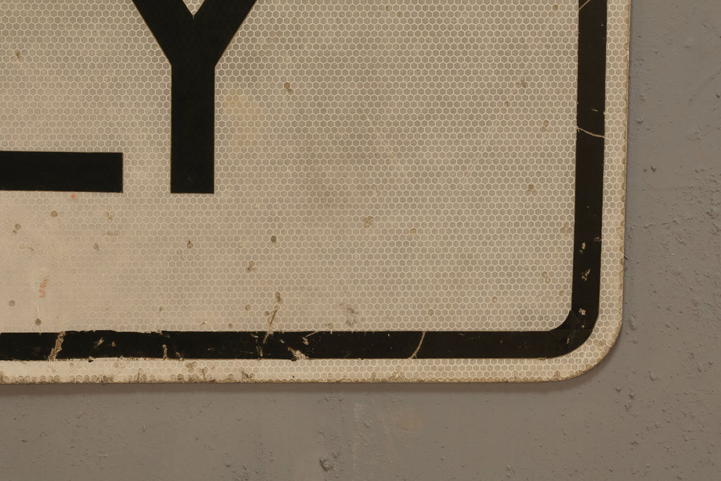 "Exit Only" Road Sign