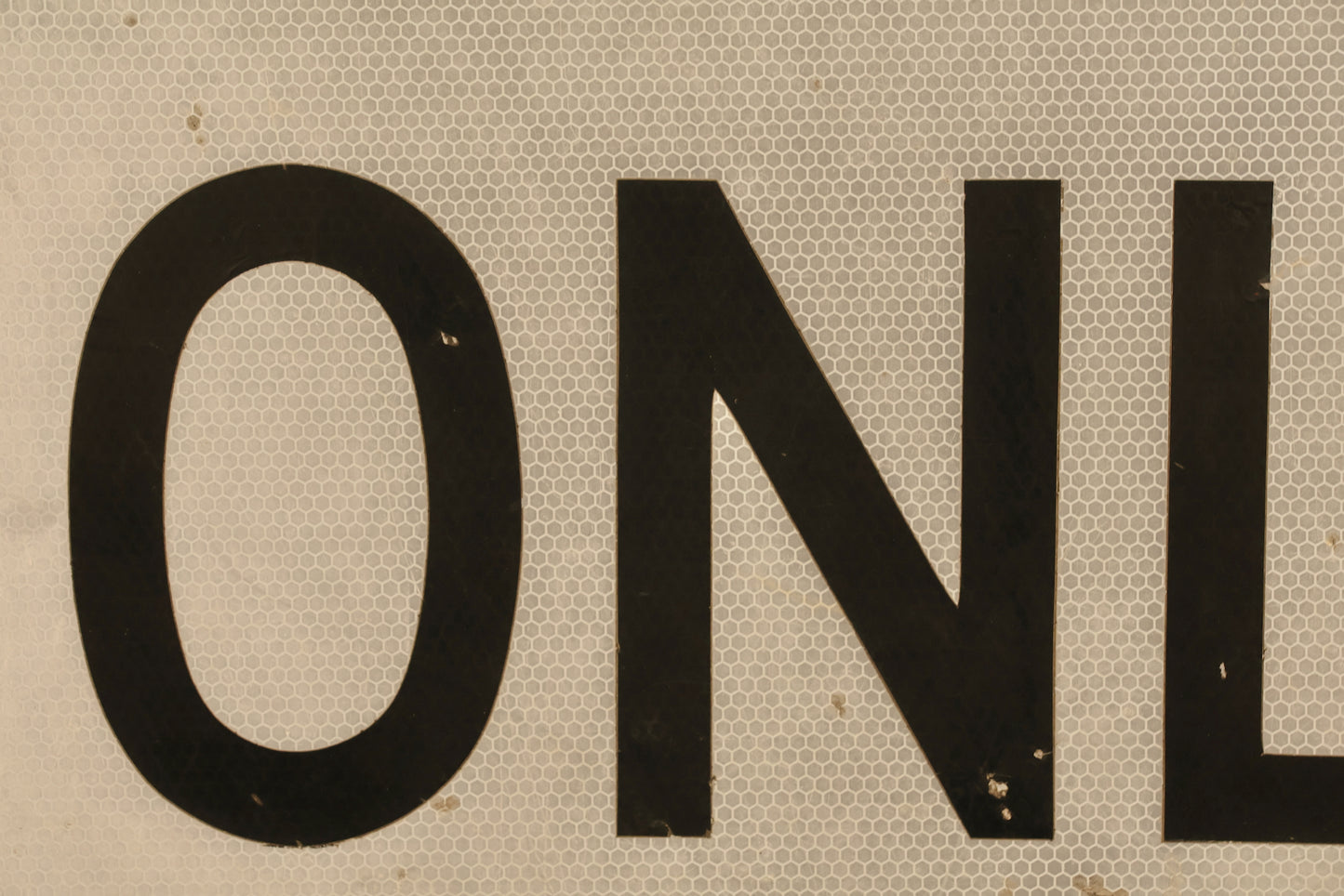 "Exit Only" Road Sign