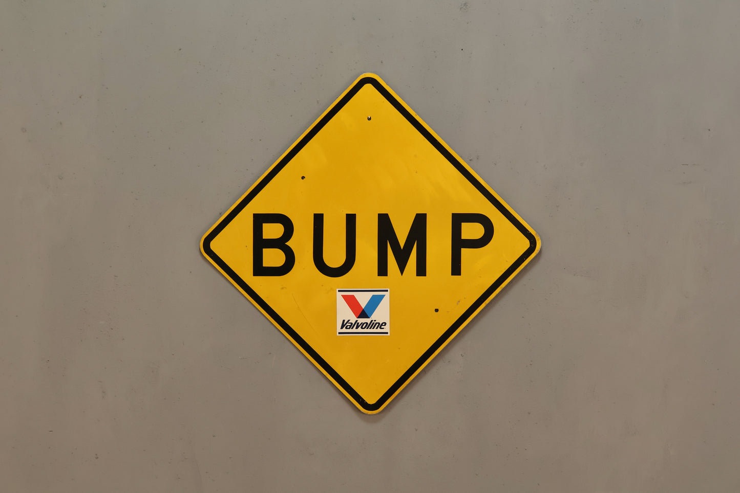 "Bump" Road Sign