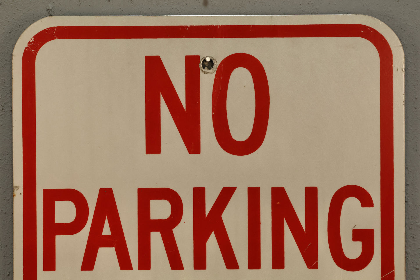 "No Parking Any Time" Road Sign