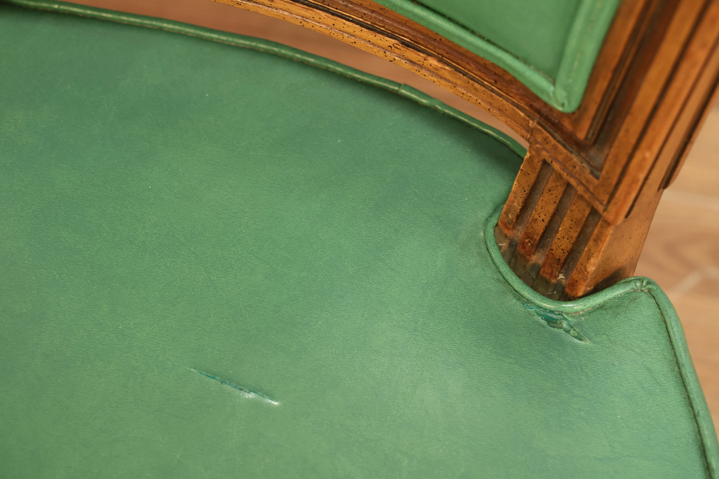 Regency Walnut & Basil Side Chair