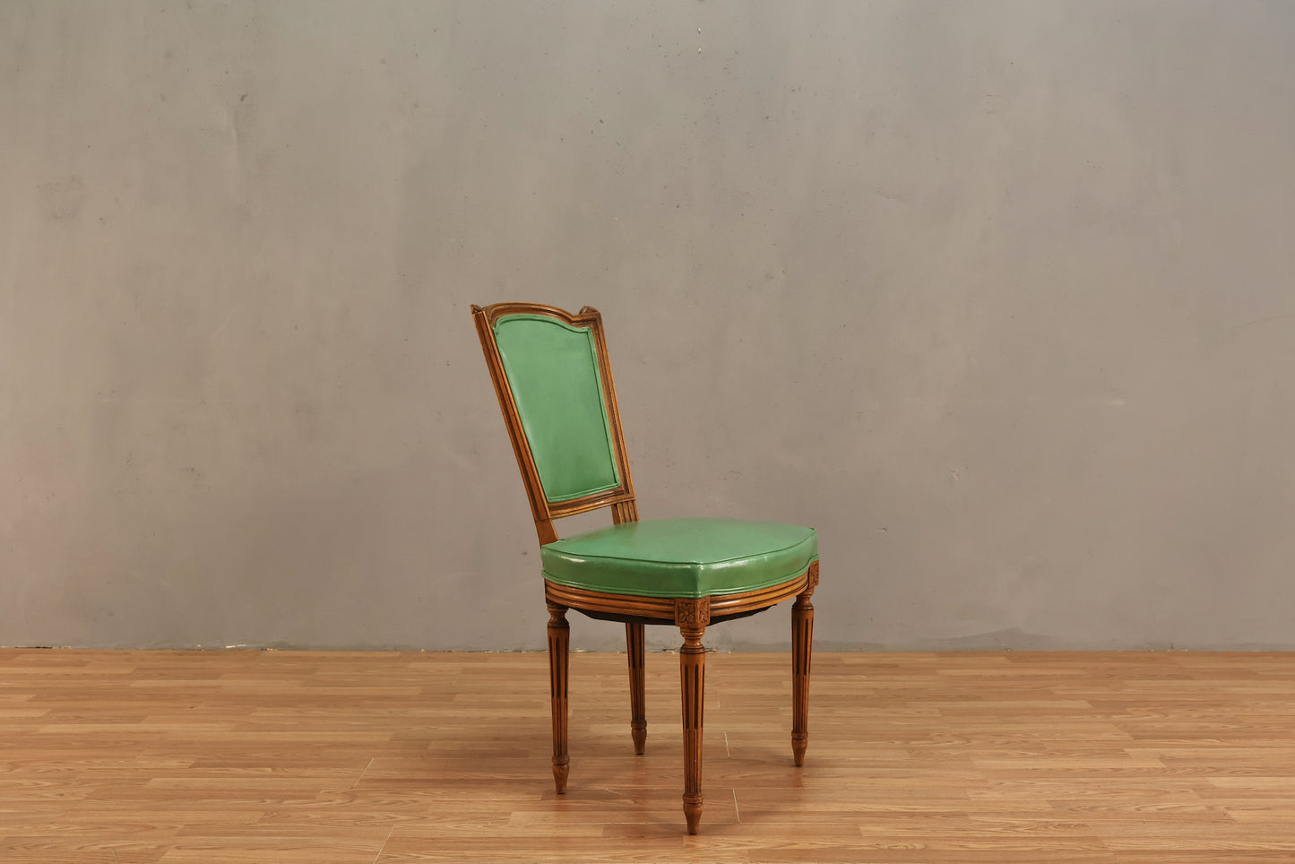 Regency Walnut & Basil Side Chair