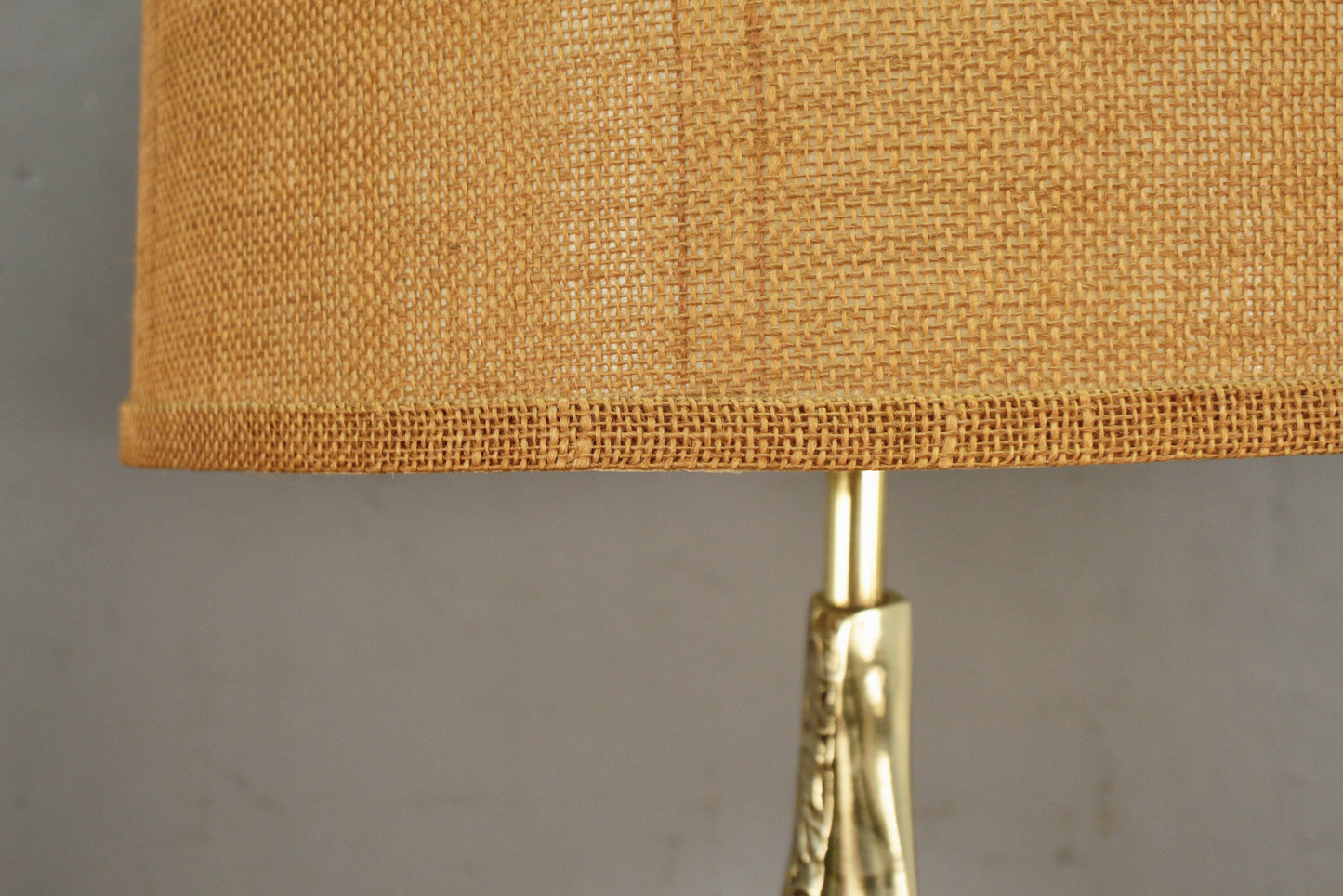 Richard Barr Brass & Walnut Table Lamp