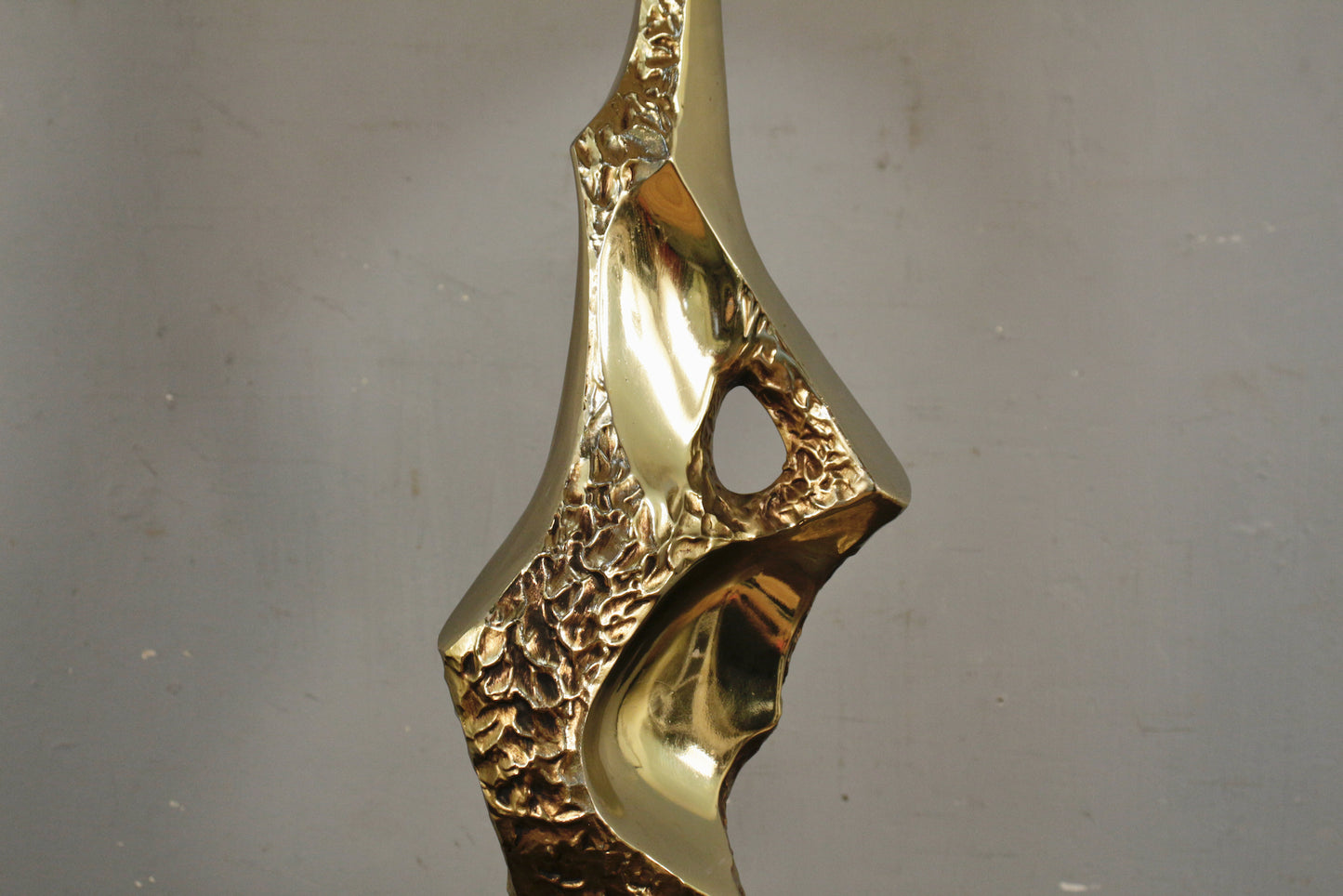 Richard Barr Brass & Walnut Table Lamp