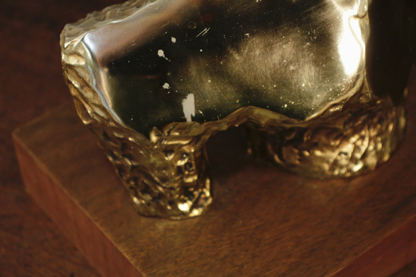 Richard Barr Brass & Walnut Table Lamp