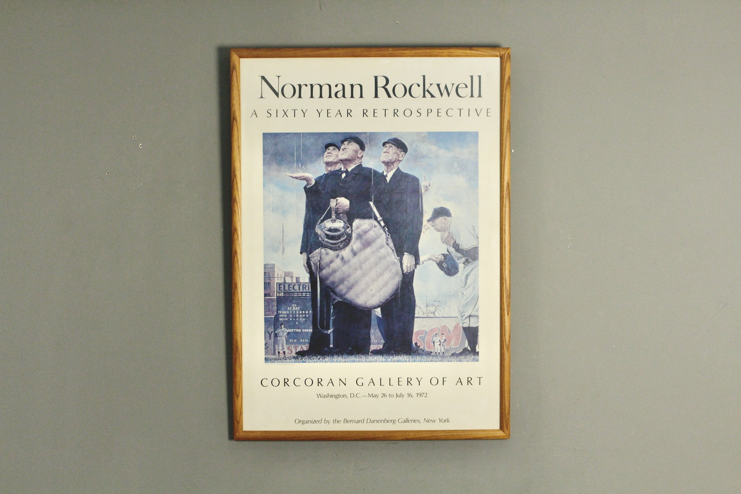 "Bottom of the Sixth" Norman Rockwell Poster