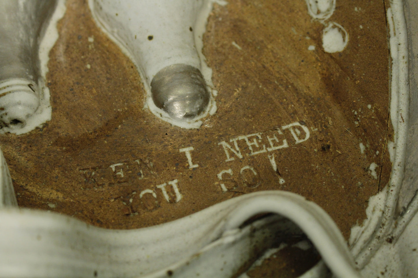Large "Medusa Needs Ken" Ceramic Basin