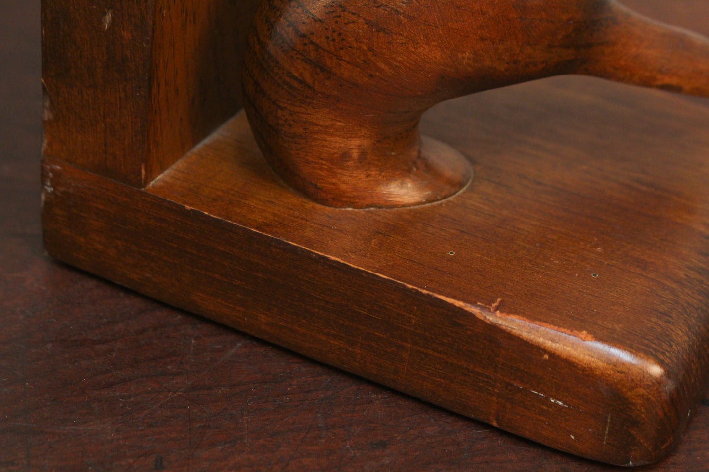 Pair of Carved Duck Bookends
