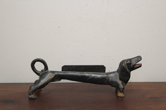 Cast Iron Dachshund Boot Scraper