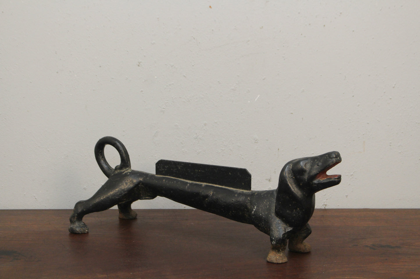 Cast Iron Dachshund Boot Scraper