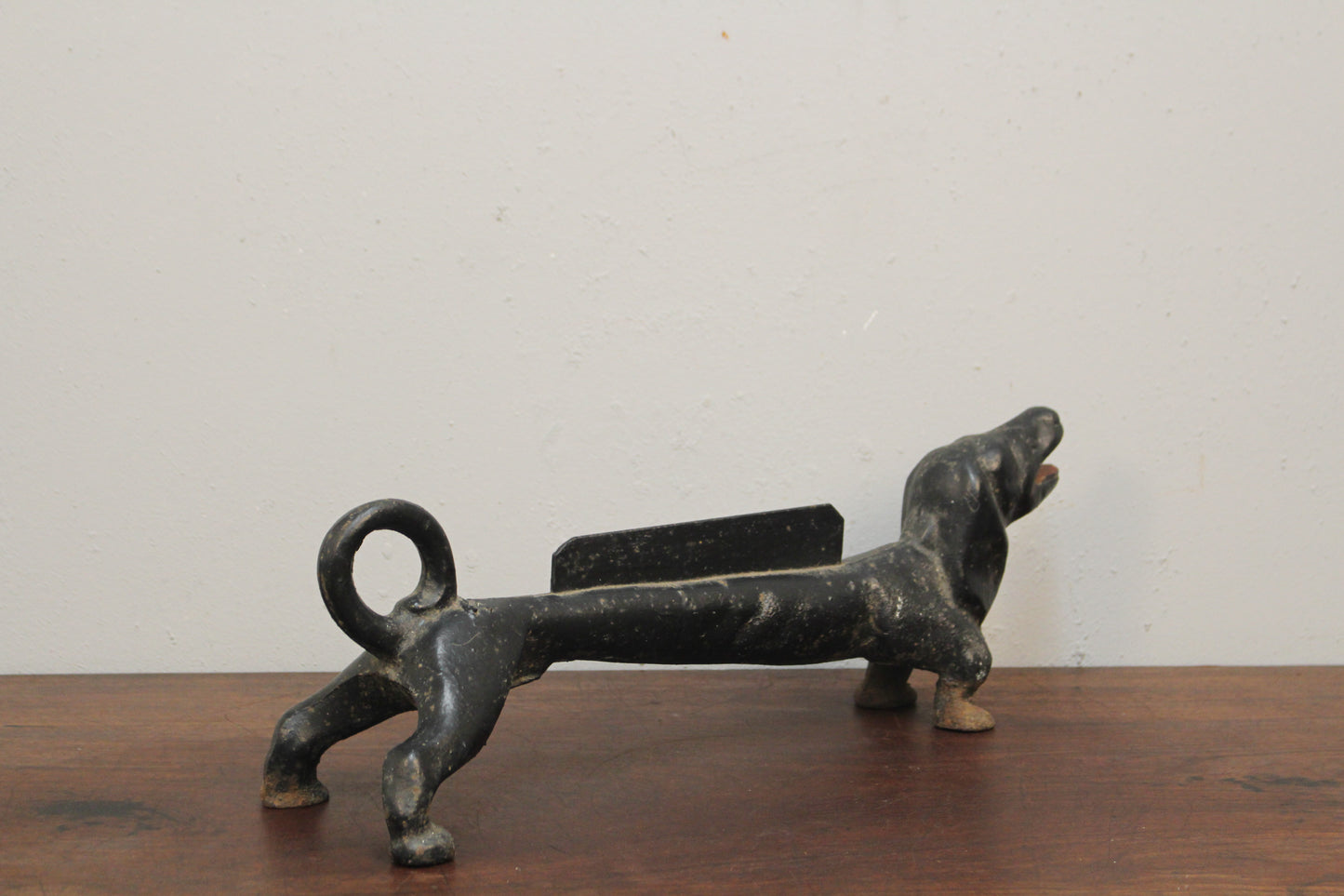 Cast Iron Dachshund Boot Scraper