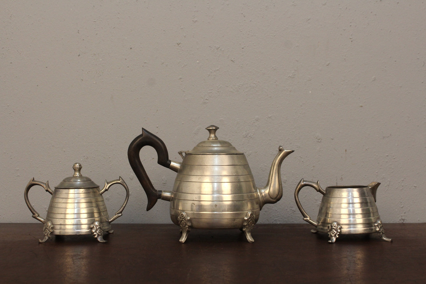 Royal Sheffield Silver-Plated 3-Piece Tea Set