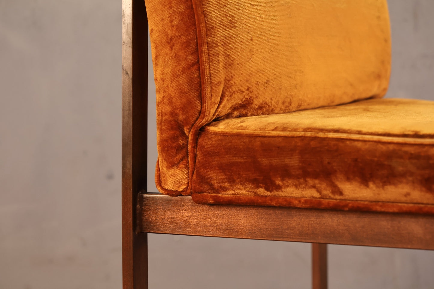 Lane Marigold Velveteen Side Chair - ONLINE ONLY