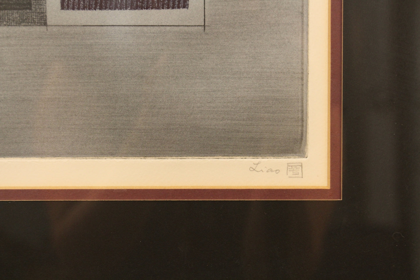 1960s "Life" Liao Shiou-Ping Aquatint Etching