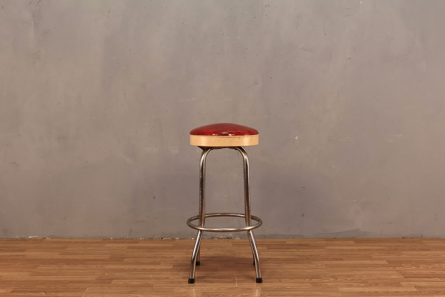 Retro Cherry Vanilla Swivel Bar Stool - ONLINE ONLY