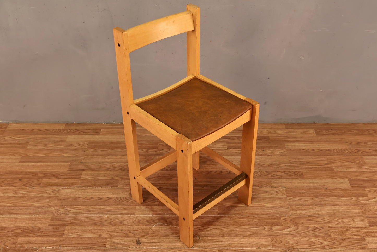 Blonde & Butterscotch Counter Stool