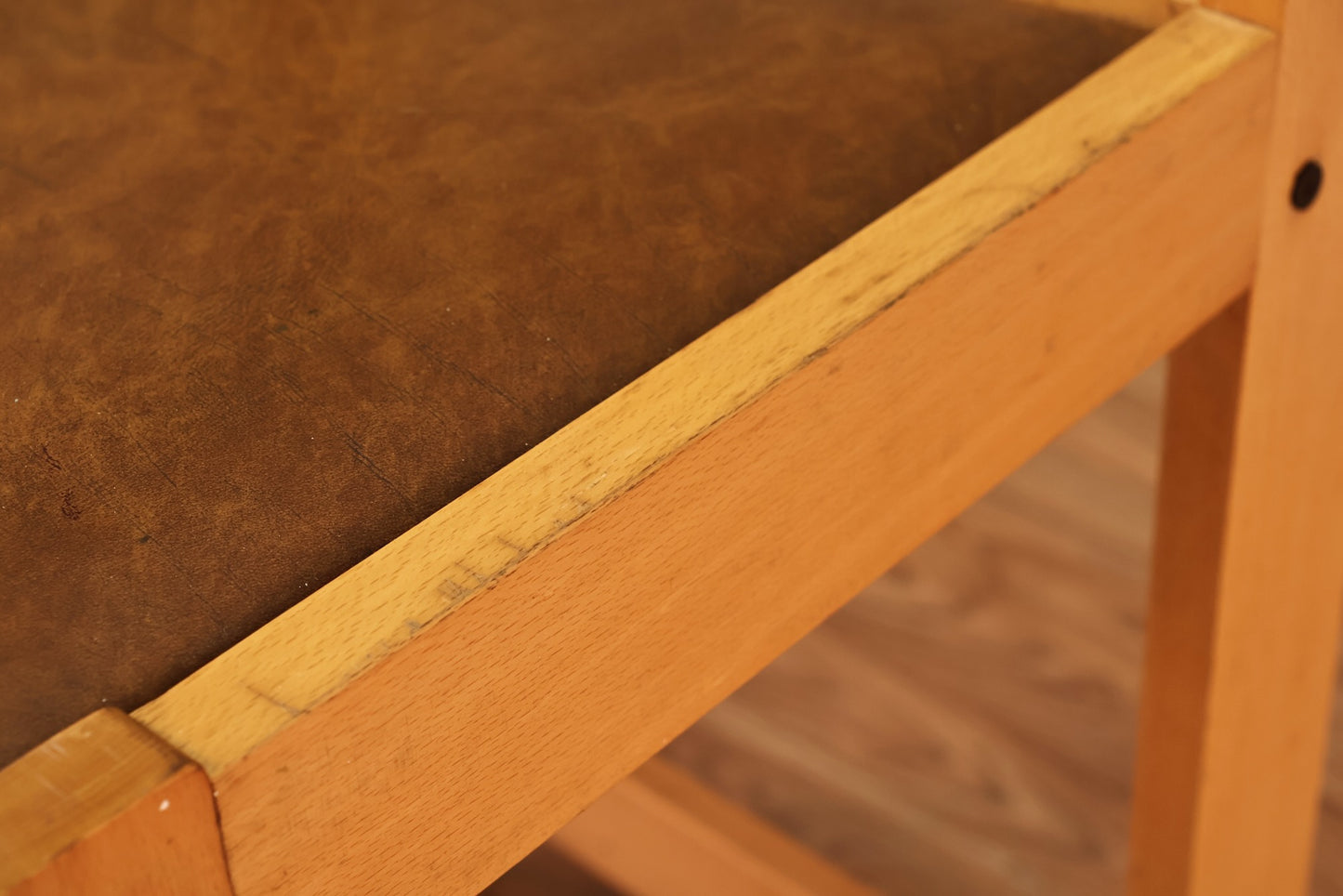 Blonde & Butterscotch Counter Stool