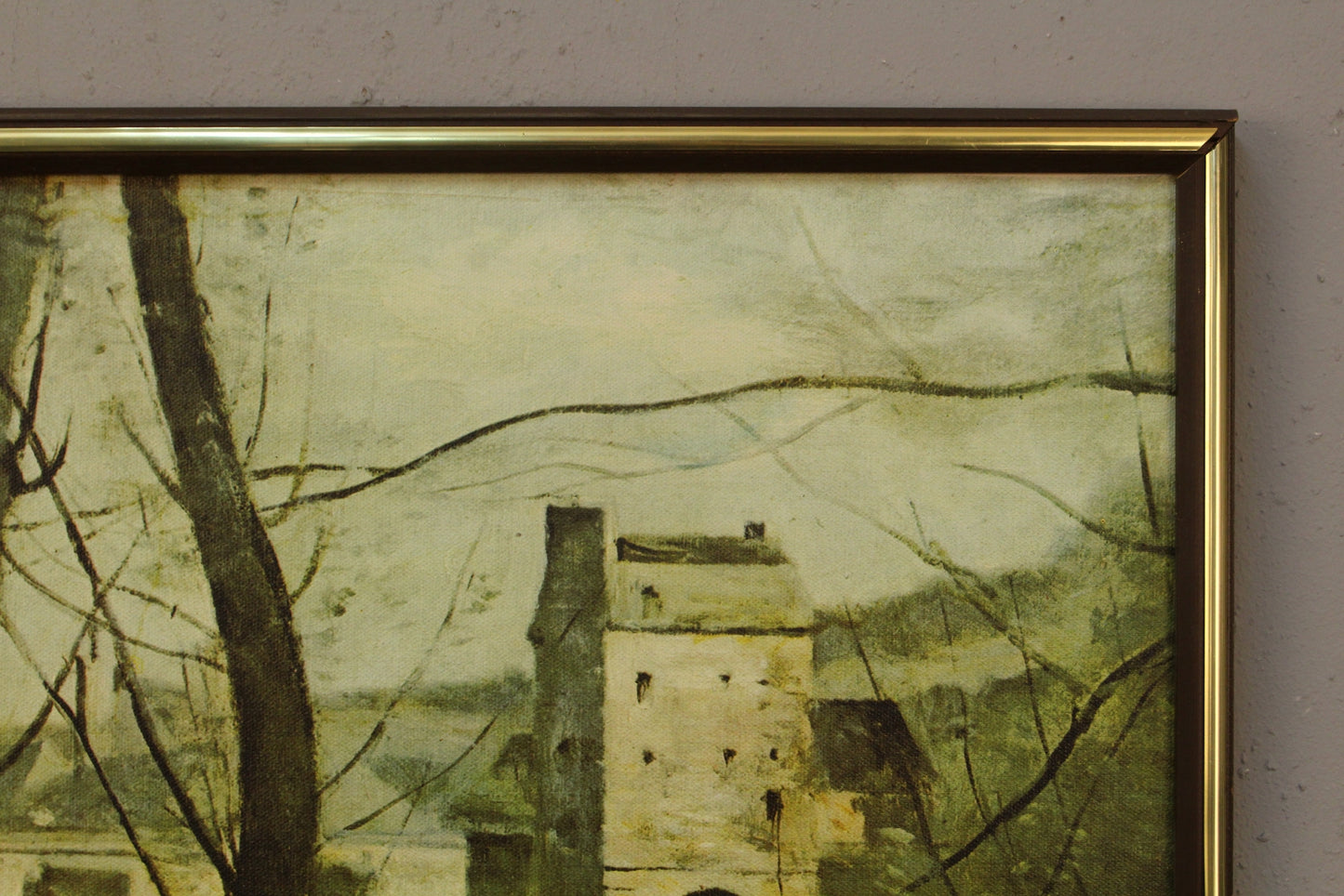 "The Bridge at Mantes" Camille Corot Print