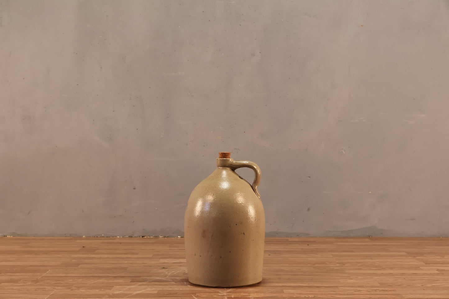 Antique Akron Stoneware Jug