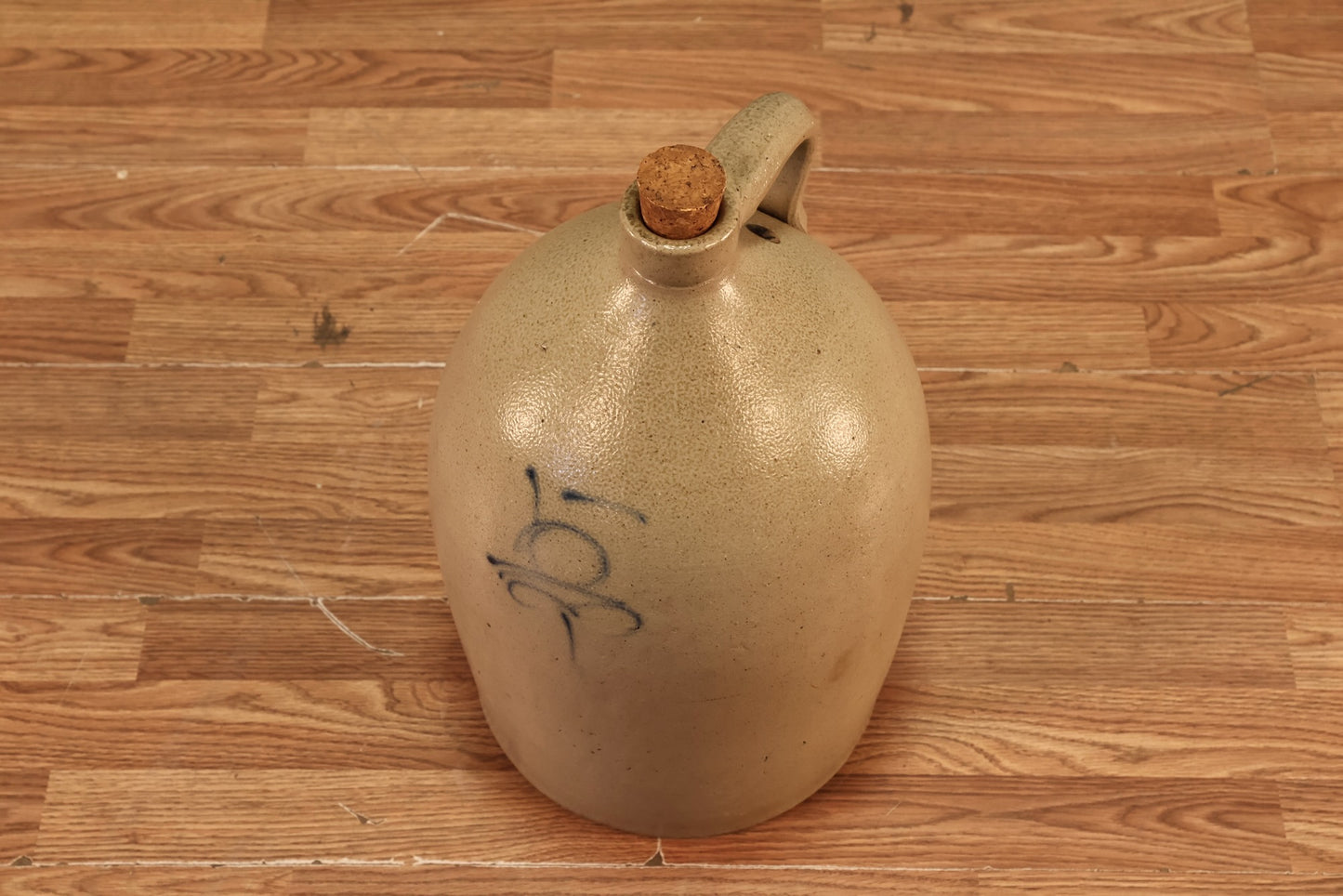 Antique Akron Stoneware Jug