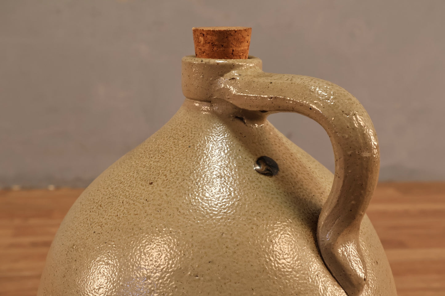 Antique Akron Stoneware Jug