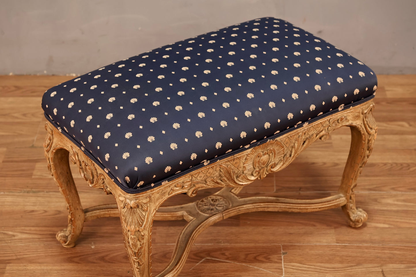 French Provincial Piano Bench