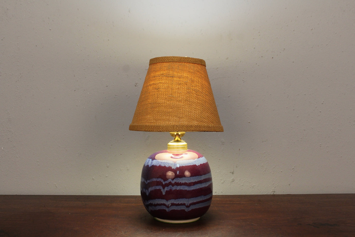 Small Wild Berry Ceramic Table Lamp