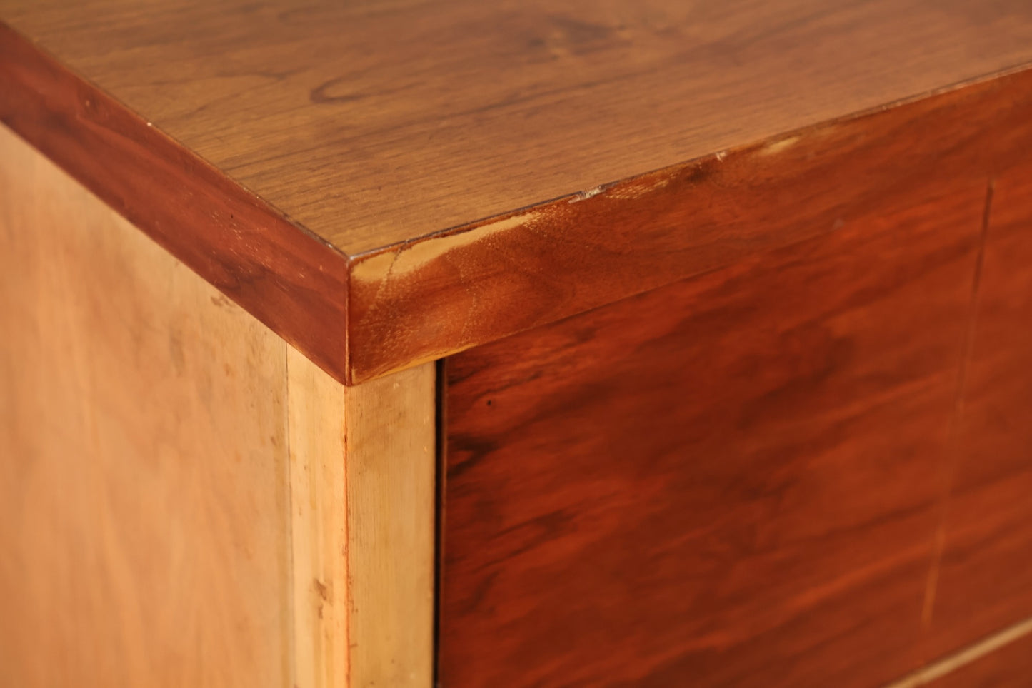 Mid Century Two-Toned 6-Drawer Dresser - ONLINE ONLY