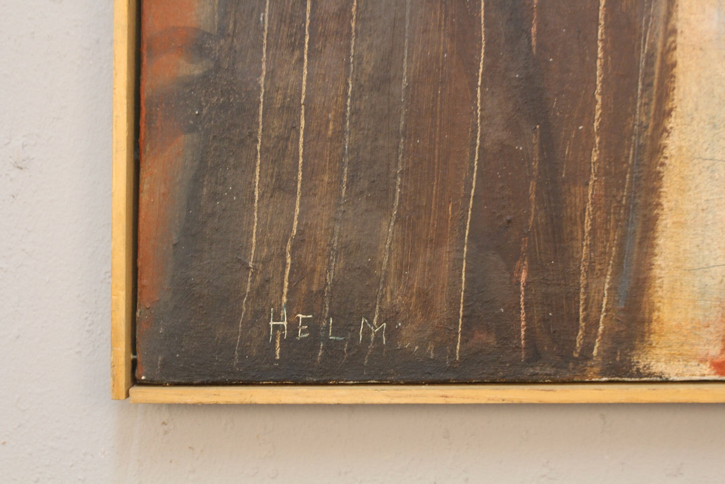 "Man in Pinstripes" Painting