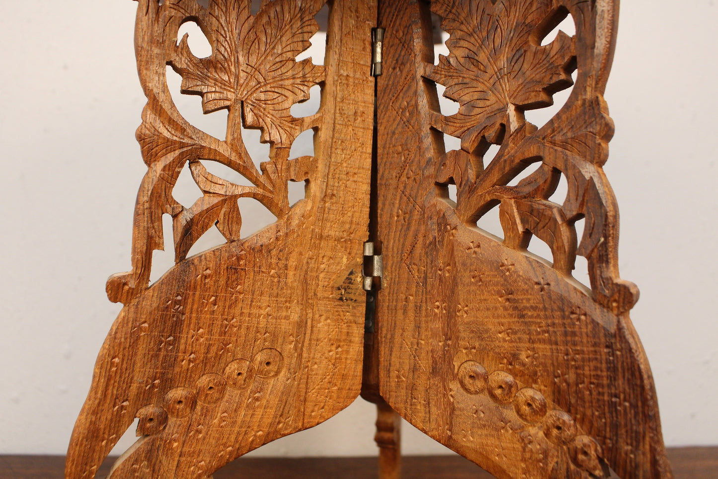 Small Indian Carved Plant Stand