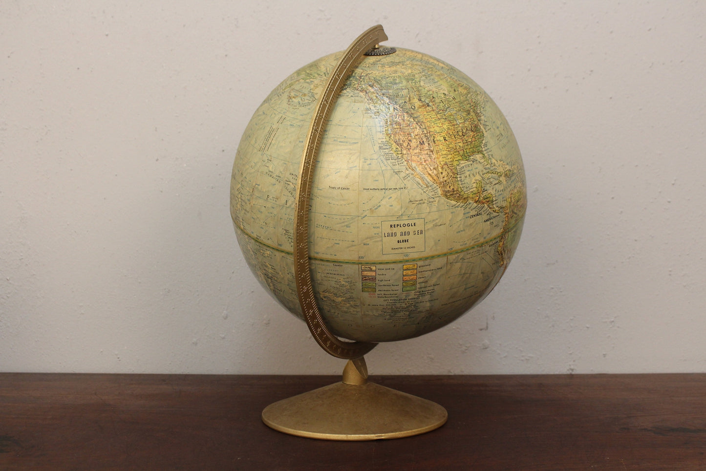1970s Replogle Globe