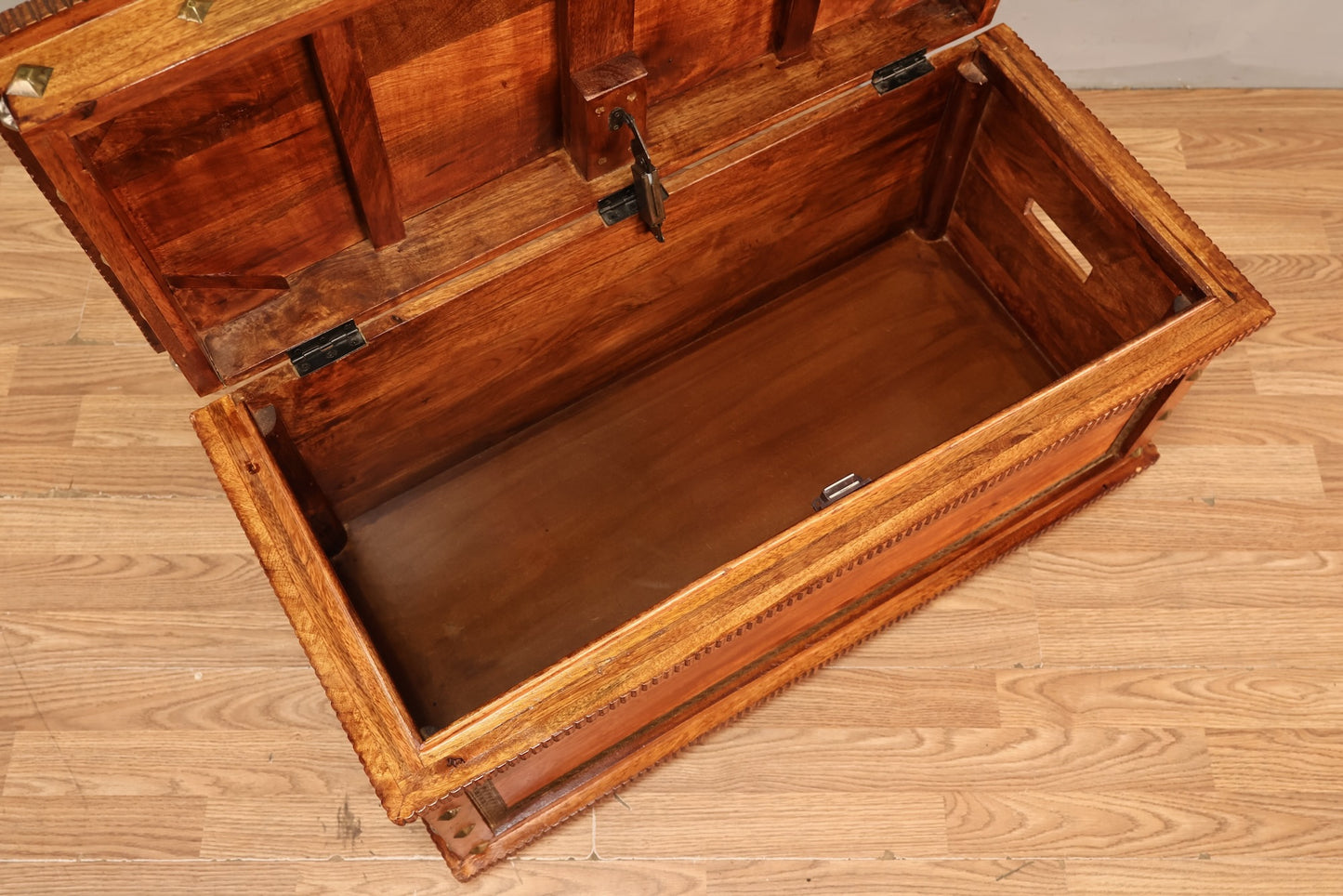 Small Contemporary Mango Wood Chest