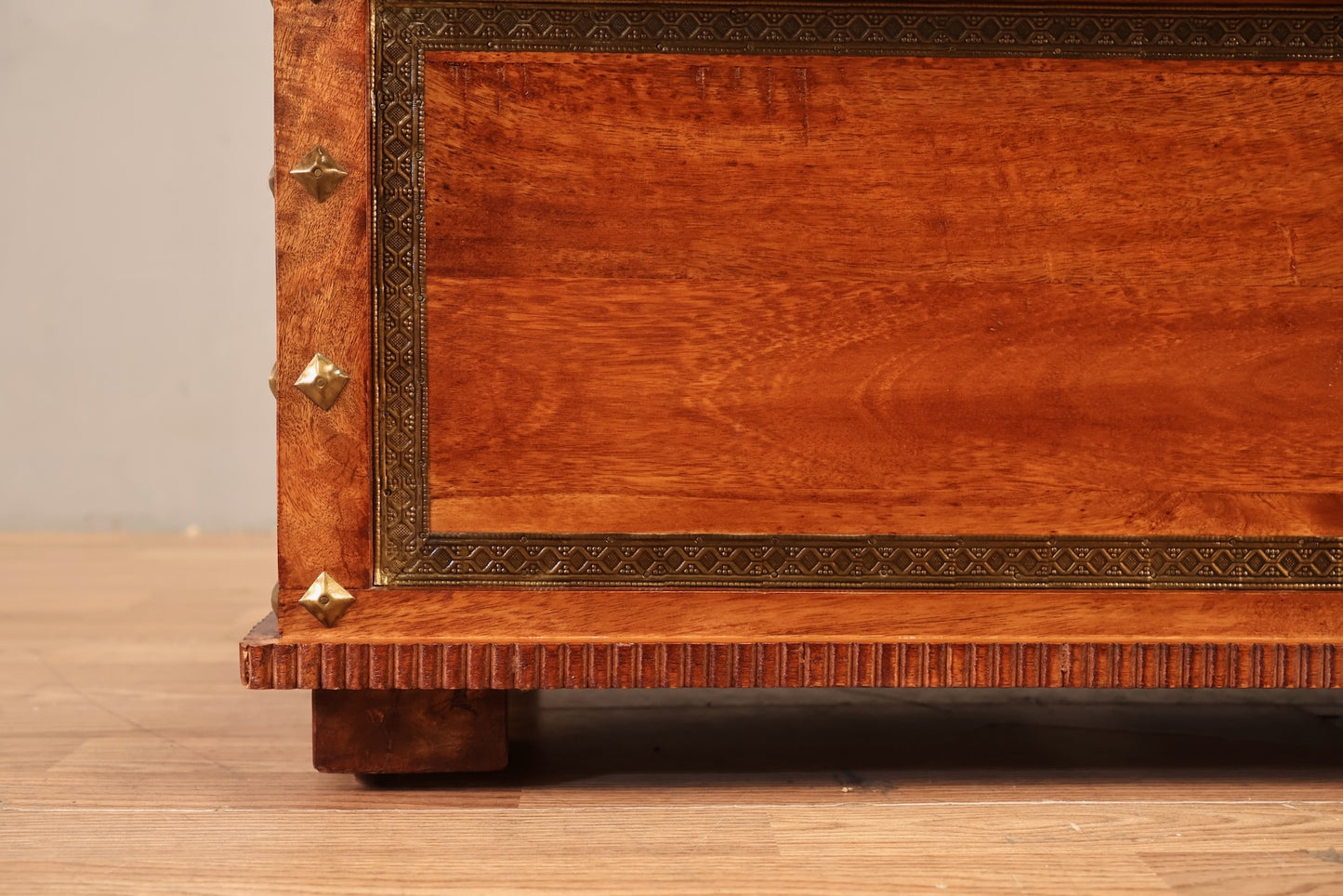 Small Contemporary Mango Wood Chest