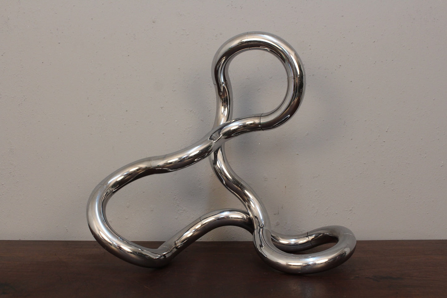 Large Silver Acrylic "Tangle" Sculpture