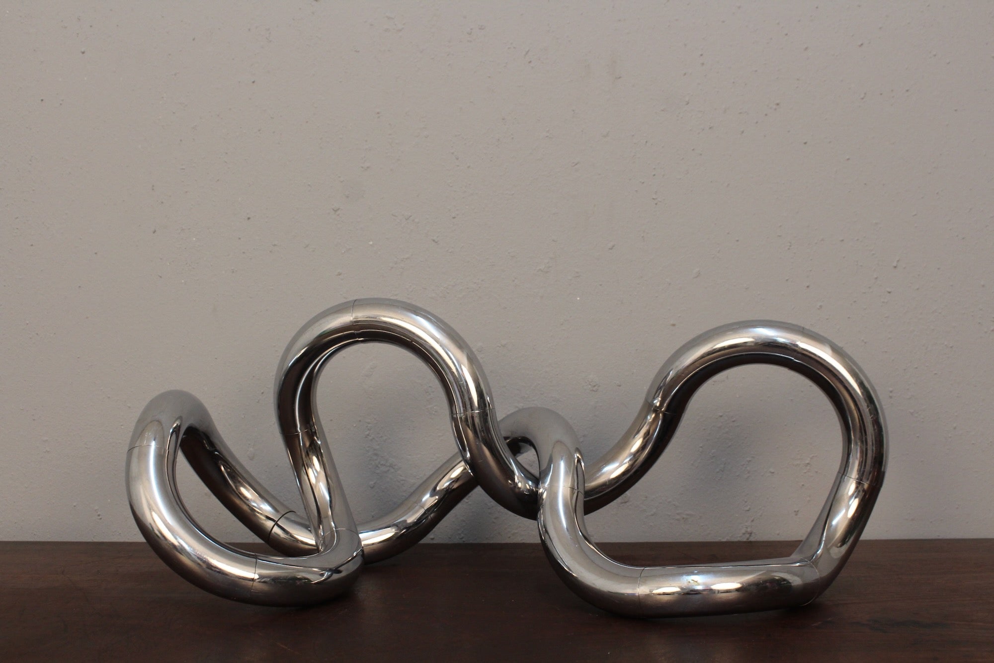 Large Silver Acrylic 