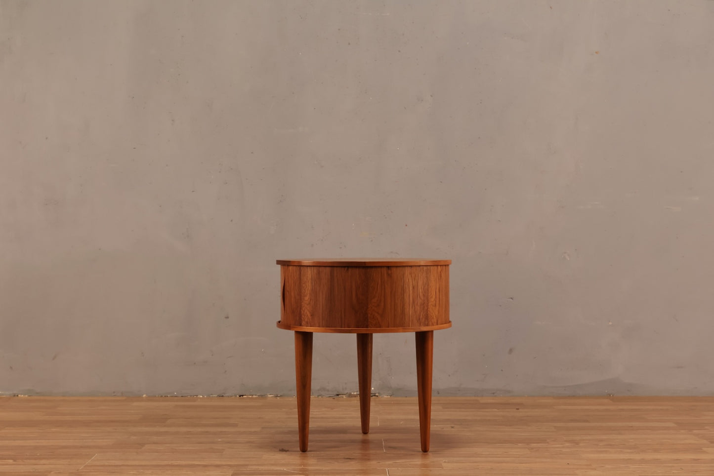 Pair of Petite Umbra "Rolly" Round Side Tables