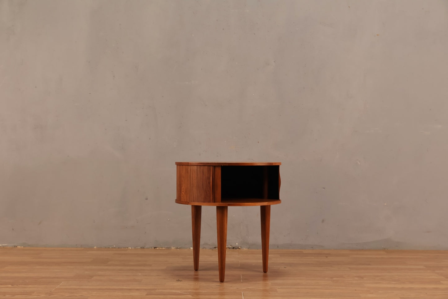 Pair of Petite Umbra "Rolly" Round Side Tables