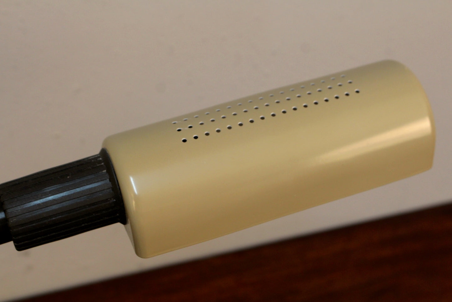 Italian Taupe Gooseneck Desk Lamp