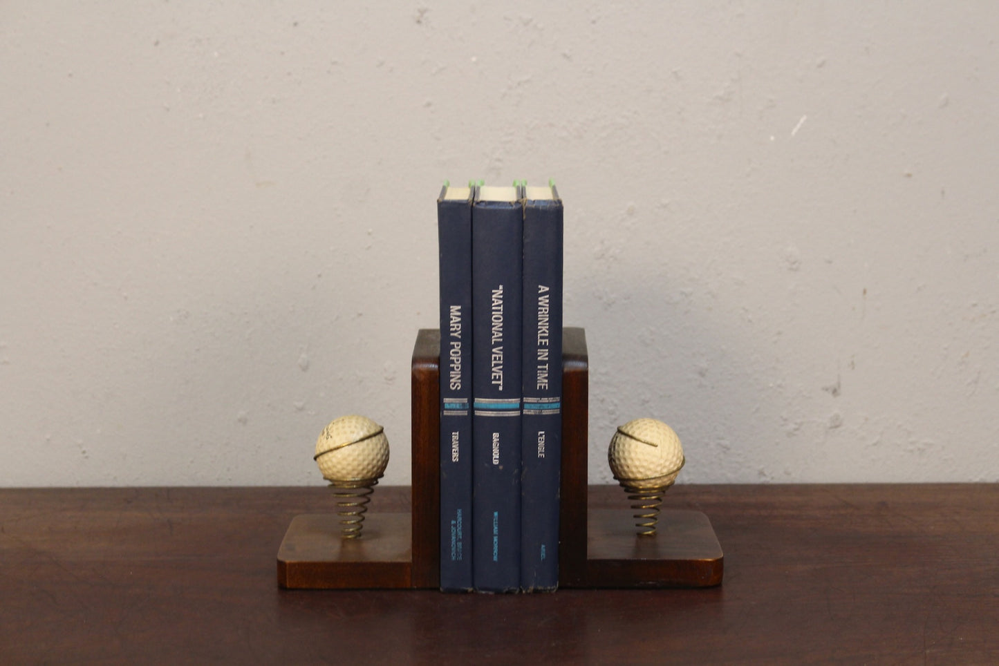 Pair of Mid Century Golf Bookends