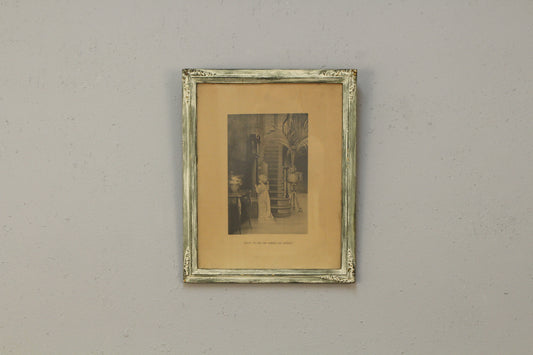 1900s "I Want to See the Wheels Go Wound" Print