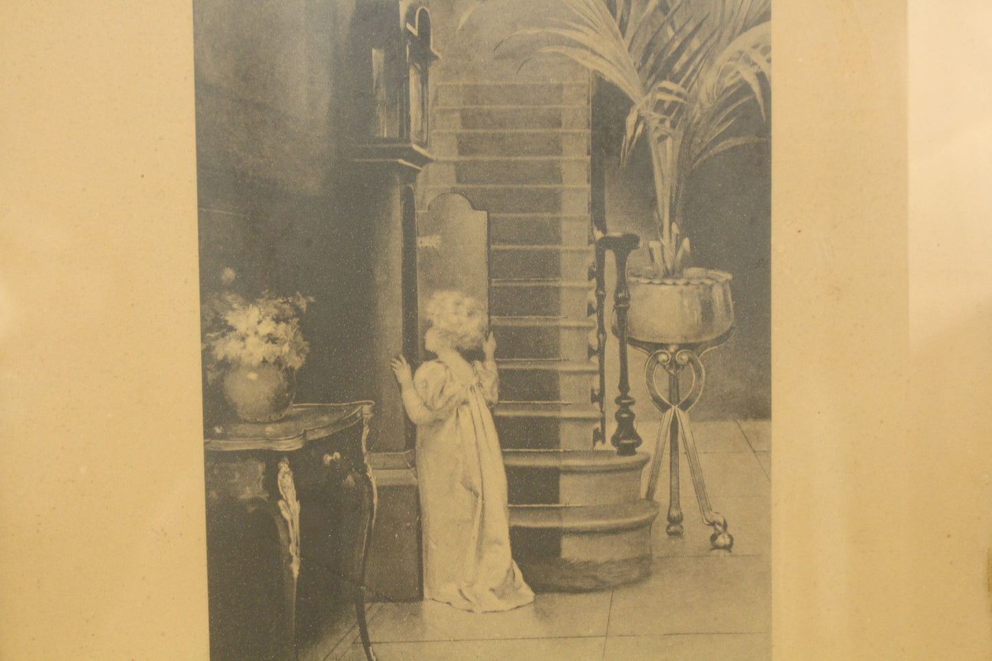 1900s "I Want to See the Wheels Go Wound" Print